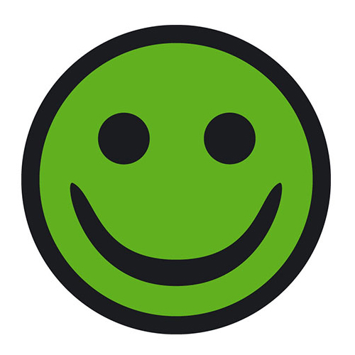 Grøn smiley arbejdstilsynet